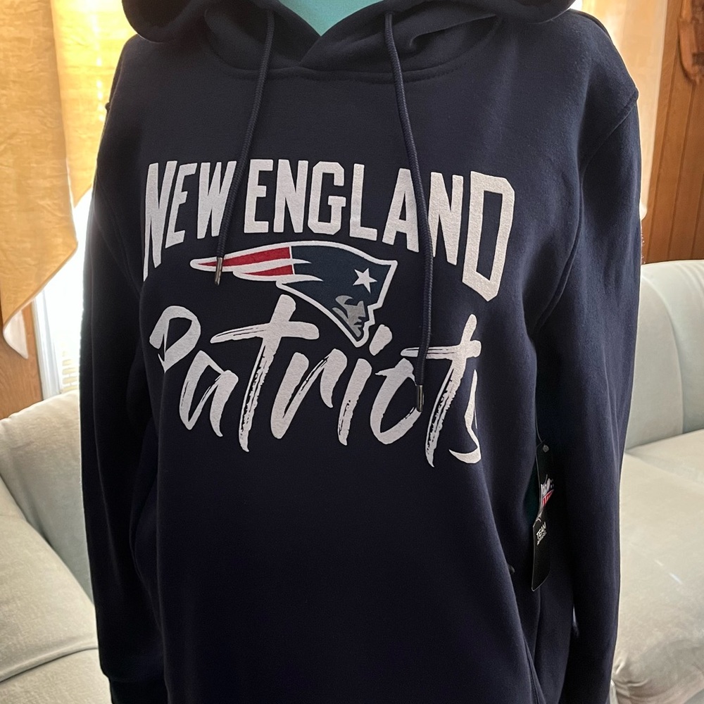 New England Patriots hooded sweatshirt